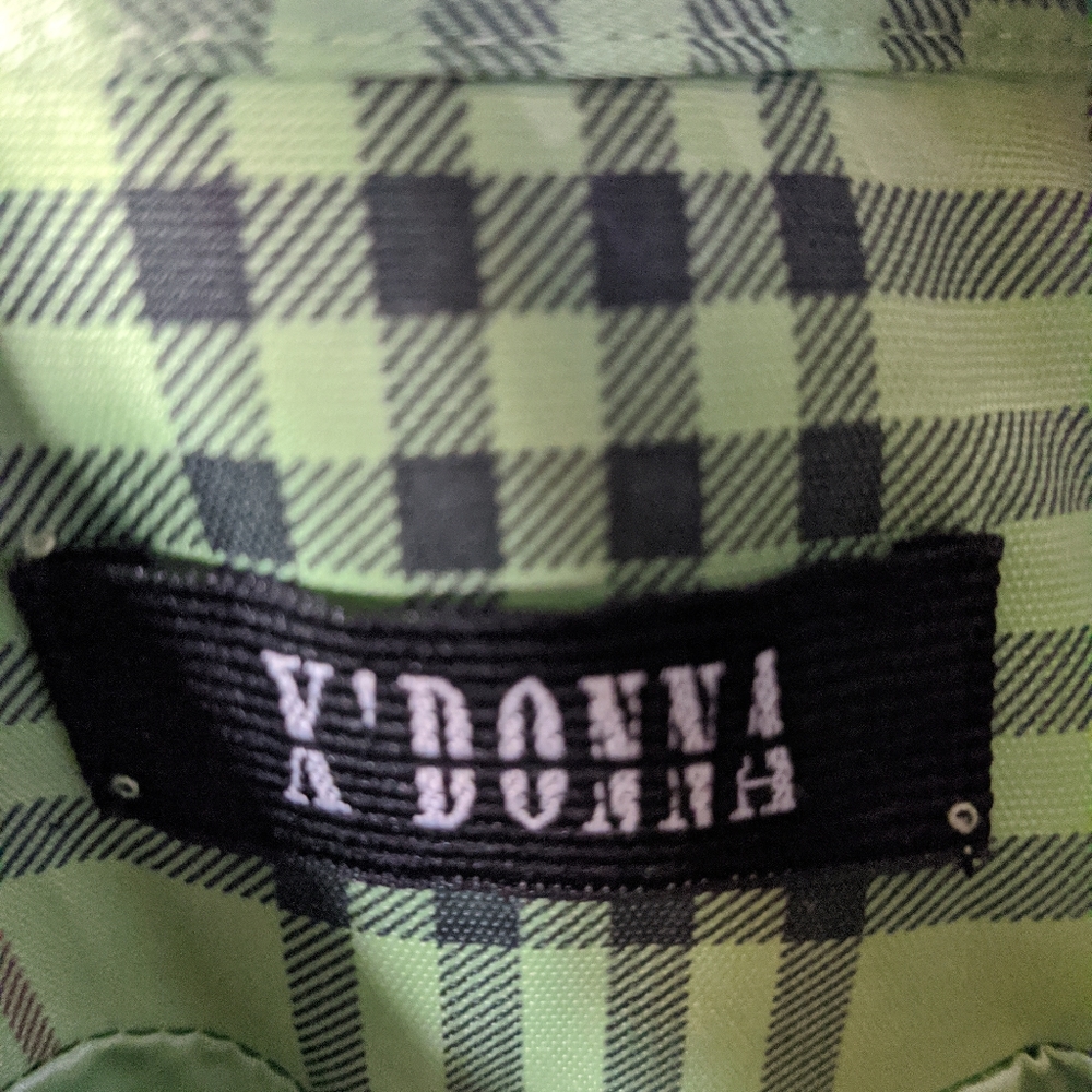 X'Donna | plaid trench coat | hobo denim | L - Picture 3 of 7